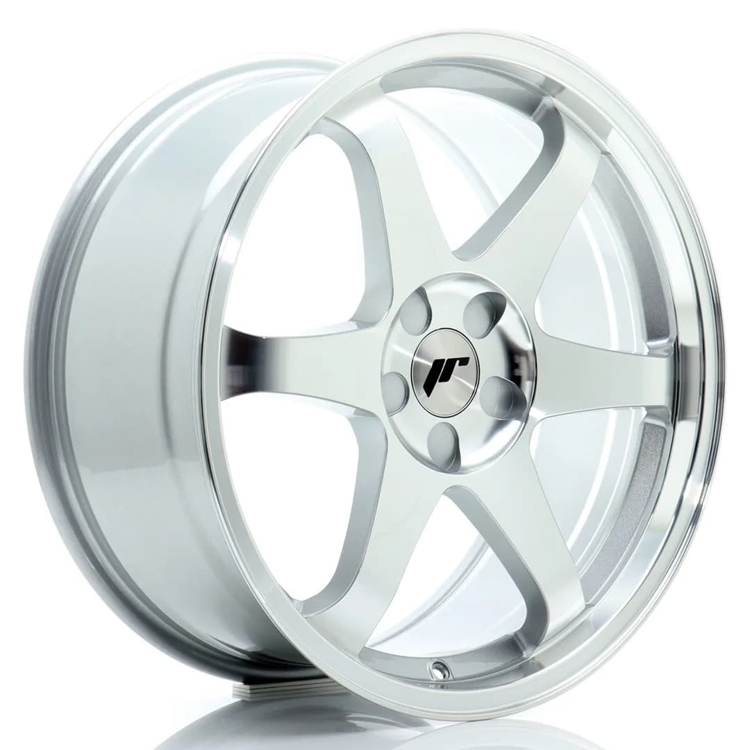 Легкосплавний диск 19" Japan Racing JR3 19x8,5 ET42 5x108 срібний з фрезеруванням - фото My Tuning Lab