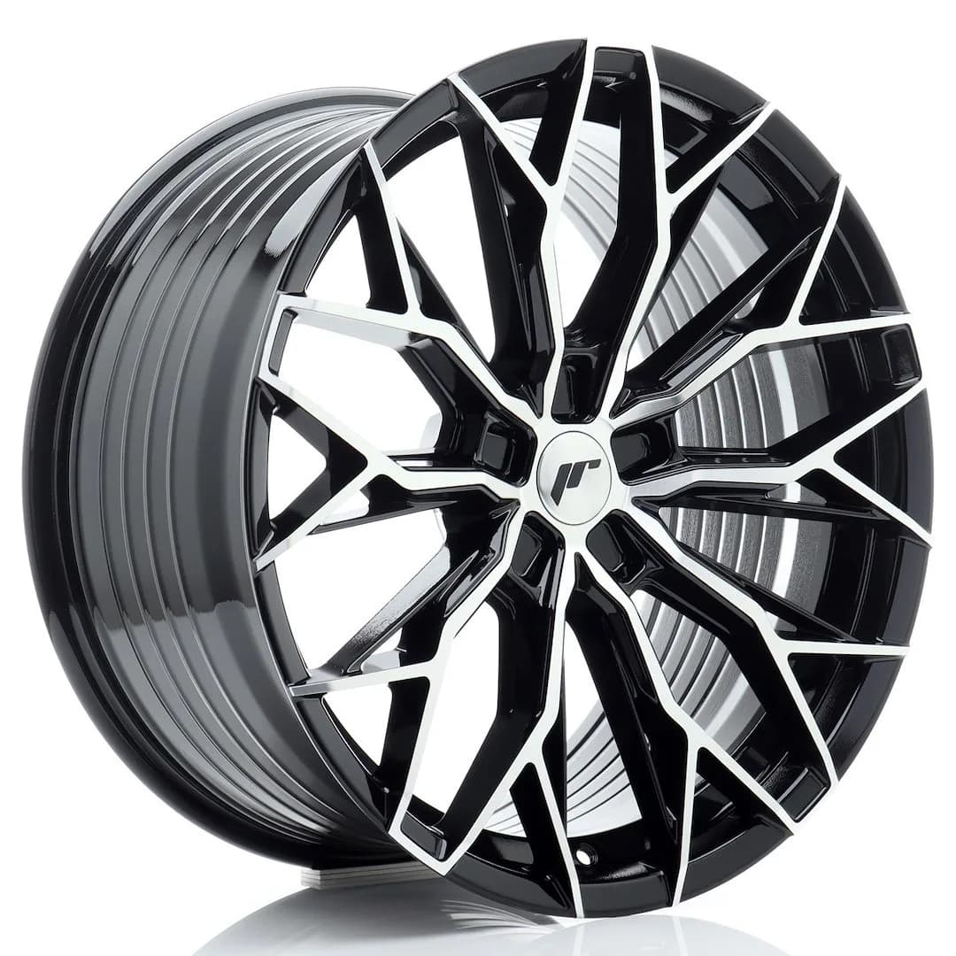 Легкосплавний диск 20" Japan Racing JR49 20x9,5 ET20-40 5H BLANK глянцевий чорний фрезерована лицьова частина - фото My Tuning Lab