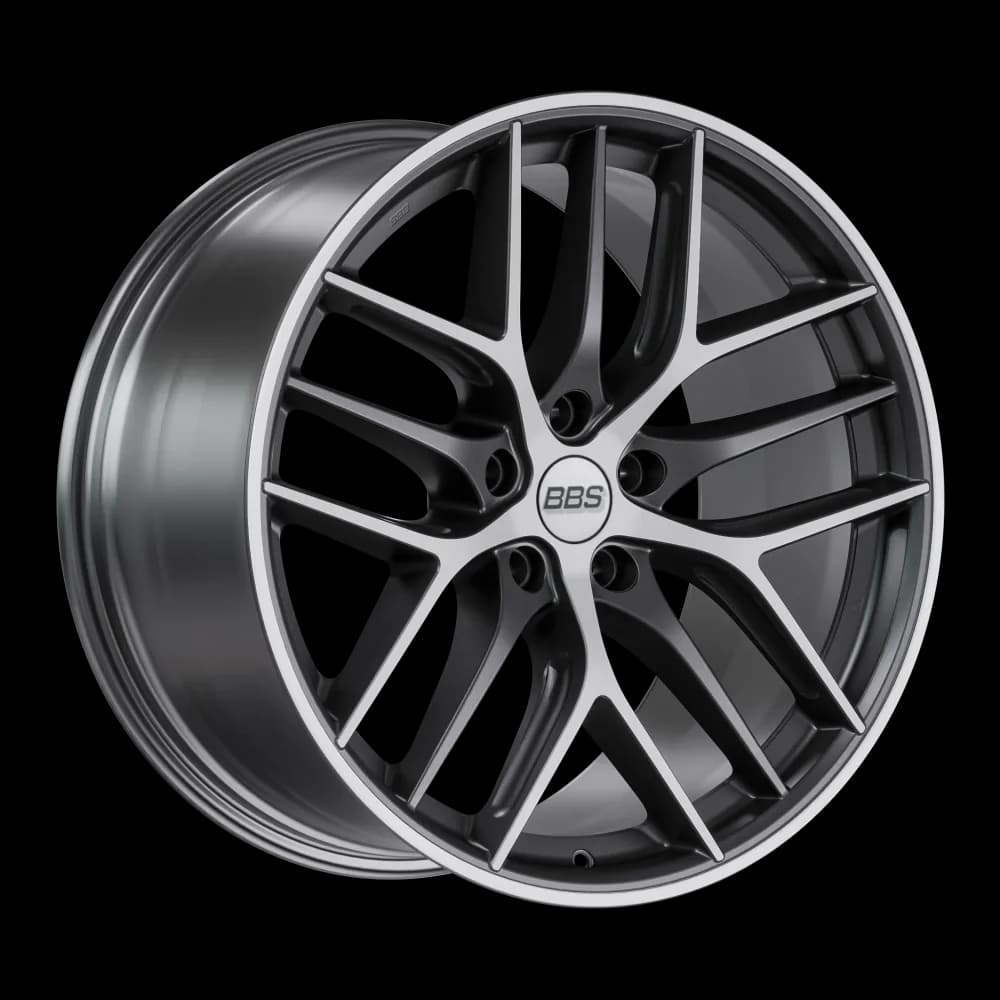 Легкосплавний диск 19" BBS CC-R 19x10 ET48 5x112 сатиновий графіт алмазне фрезерування - фото My Tuning Lab