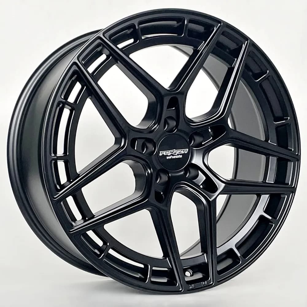 Легкосплавний диск 20" Forzza Magnum 20x9 ET25 5x112 сатиновий чорний - фото My Tuning Lab