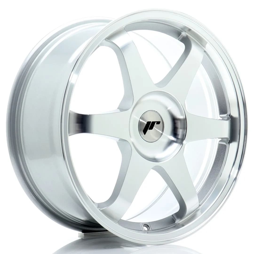 Легкосплавний диск 18" Japan Racing JR3 18x8 ET43 5x114,3 срібний з фрезеруванням - фото My Tuning Lab