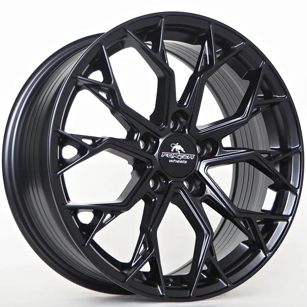 Легкосплавний диск 17" Forzza Titan 17x7,5 ET45 5x112 сатиновий чорний - фото My Tuning Lab