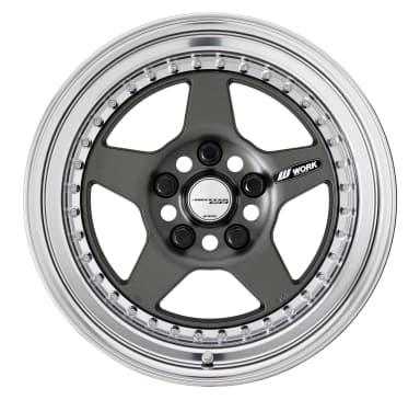 Легкосплавний диск 14" Work Wheels Meister CR01 14x7,5 BLANK матовий графіт (MGM) - фото My Tuning Lab