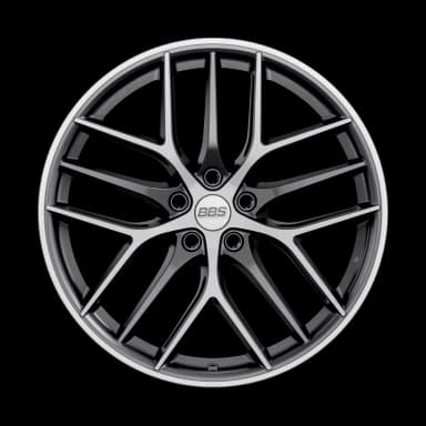 Легкосплавний диск 20" BBS CC-R 20x10,5 ET25 5x114 сатиновий графіт алмазне фрезерування - фото My Tuning Lab