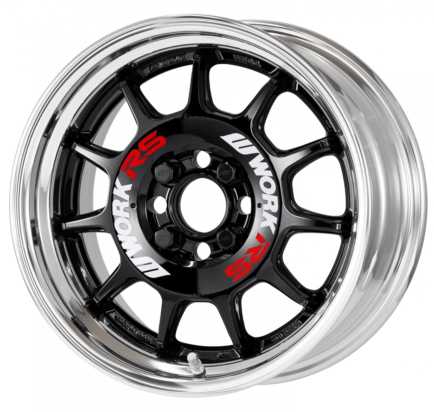 Легкосплавний диск 15" Work Wheels Work Emotion RS11 15x9 BLANK чорний (BLK) - фото My Tuning Lab