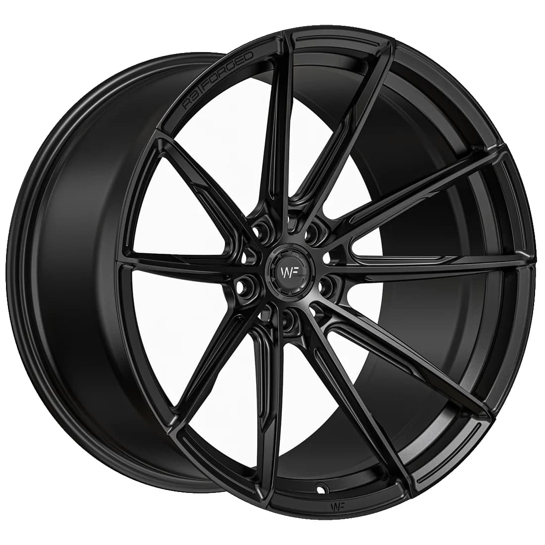 Легкосплавний диск 19" Wheelforce RACE.THREE 19x9 ET44 5x112 глибокий чорний - фото My Tuning Lab