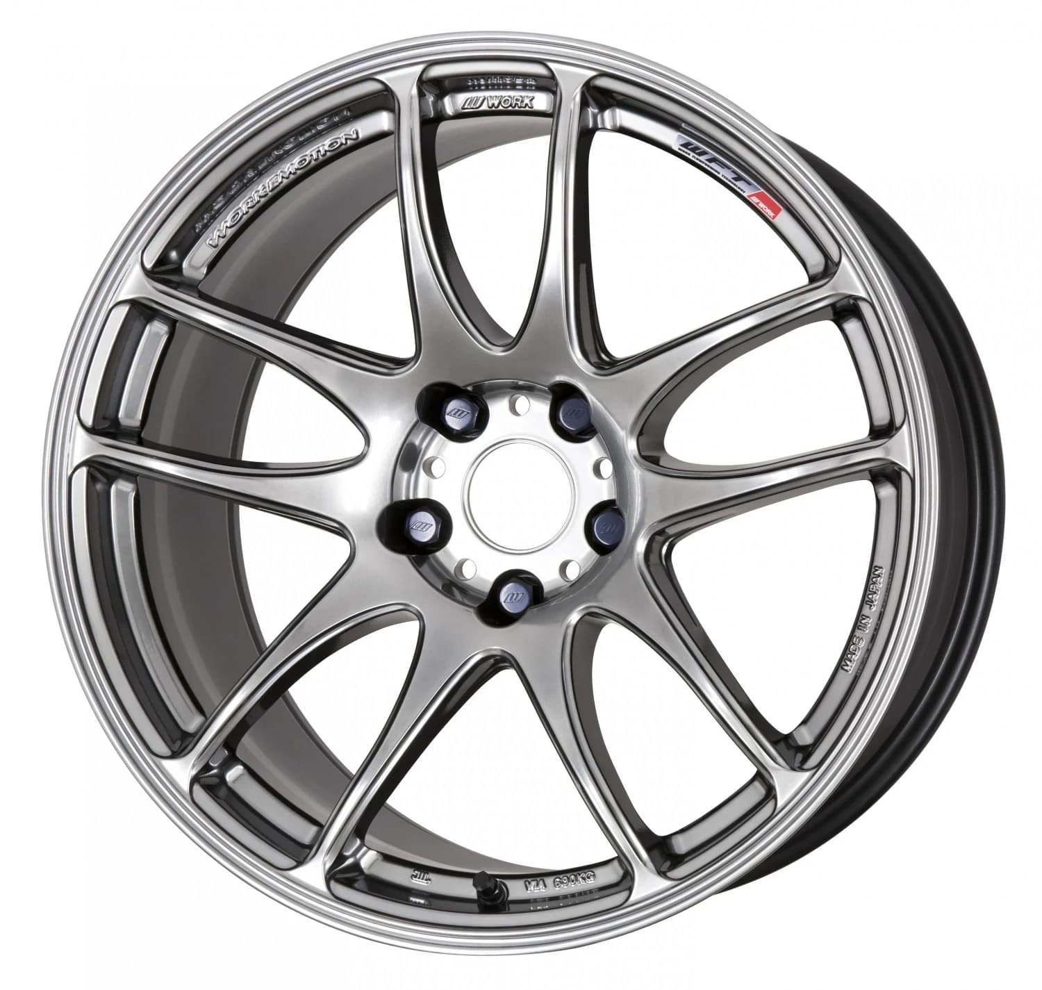 Легкосплавний диск 16" Work Wheels Work Emotion CR Kiwami 16x6,5 BLANK срібний (GTS) - фото My Tuning Lab