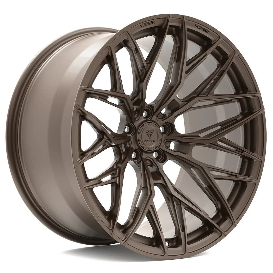 Легкосплавний диск 19" Vesser VSR1 19x8,5 ET32 5x112 глянцева бронза - фото My Tuning Lab