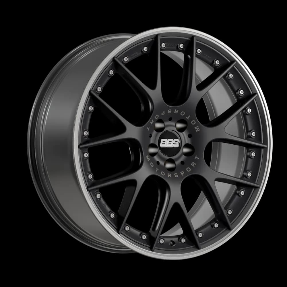 Легкосплавний диск 22" BBS CH-R 2 22x9,5 ET37 5x108 чорний сатиновий - фото My Tuning Lab