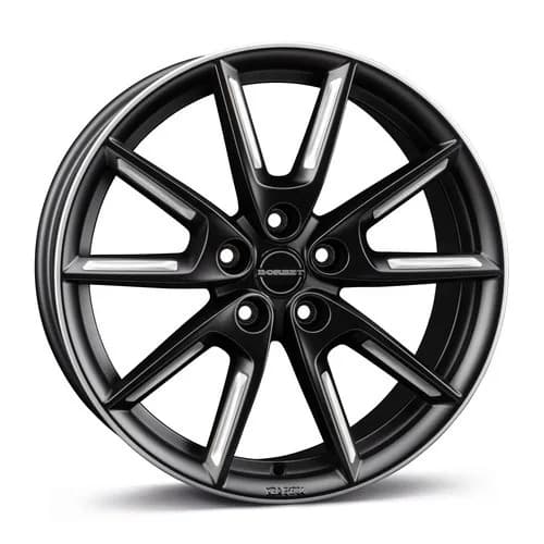 Легкосплавний диск 19" Borbet LX19 19x8 ET50 5x114,3 чорний Matt срібний Spoke Rim - фото My Tuning Lab