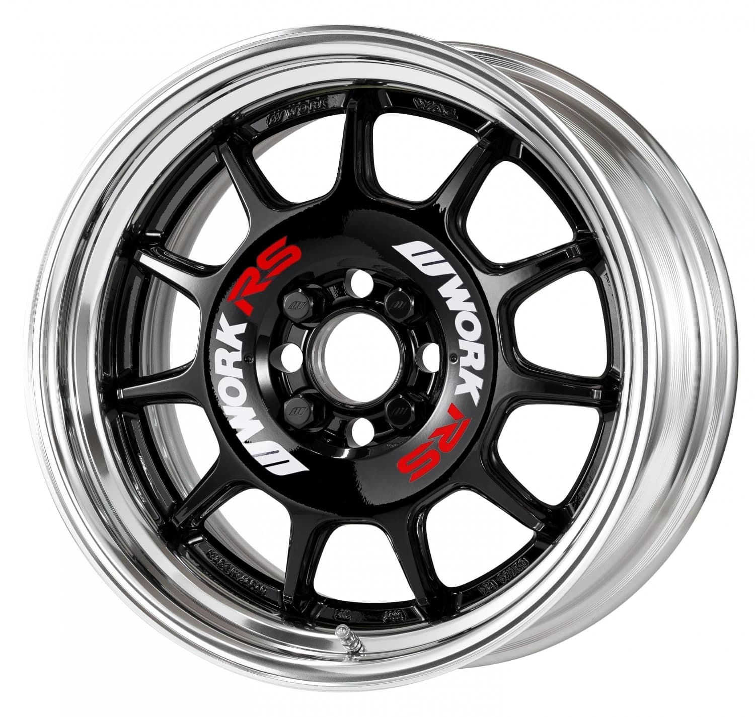 Легкосплавний диск 17" Work Wheels Work Emotion RS11 Step Rim 17x7 BLANK чорний (BLK) - фото My Tuning Lab