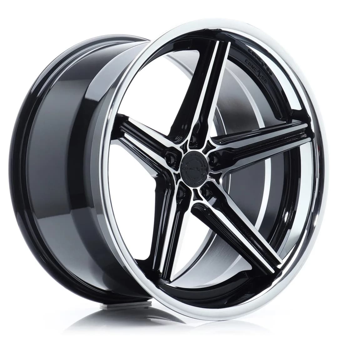 Легкосплавний диск 20" Concaver CVR9 20x8,5 ET45 5x108 чорний алмазне фрезерування - фото My Tuning Lab