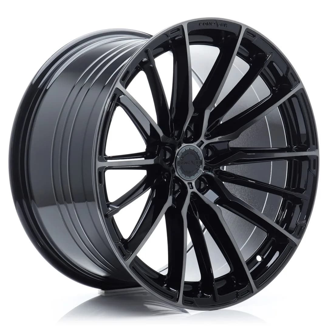 Легкосплавний диск 19" Concaver CVR7 19x8,5 ET45 5x114,3 чорний з подвійним тонуванням - фото My Tuning Lab