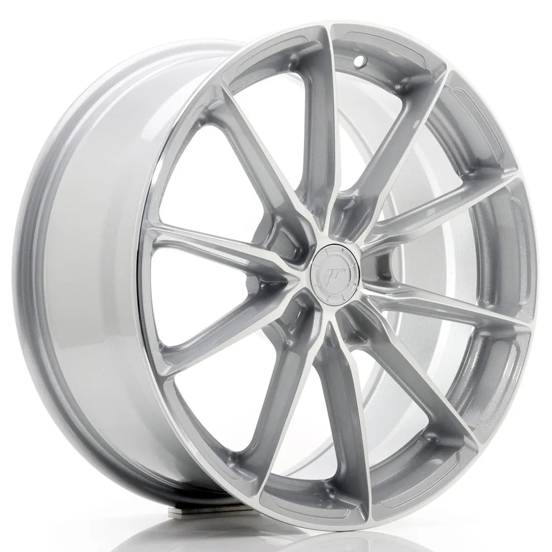 Легкосплавний диск 18" Japan Racing JR37 18x8 ET45 5x112 срібний з фрезеруванням - фото My Tuning Lab