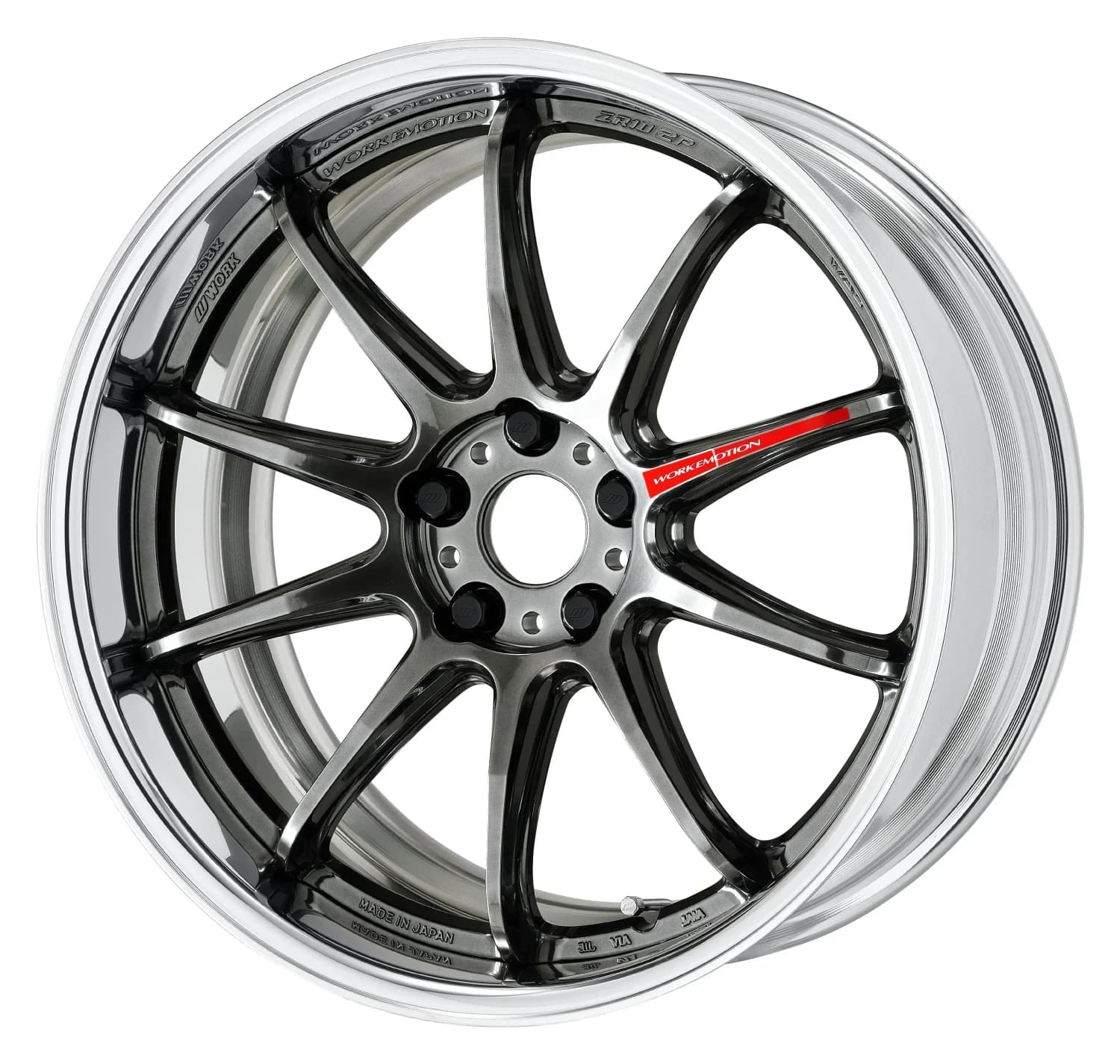 Легкосплавний диск 18" Work Wheels Work Emotion ZR10-2P 18x9,5 BLANK Glim чорний (GTK) - фото My Tuning Lab