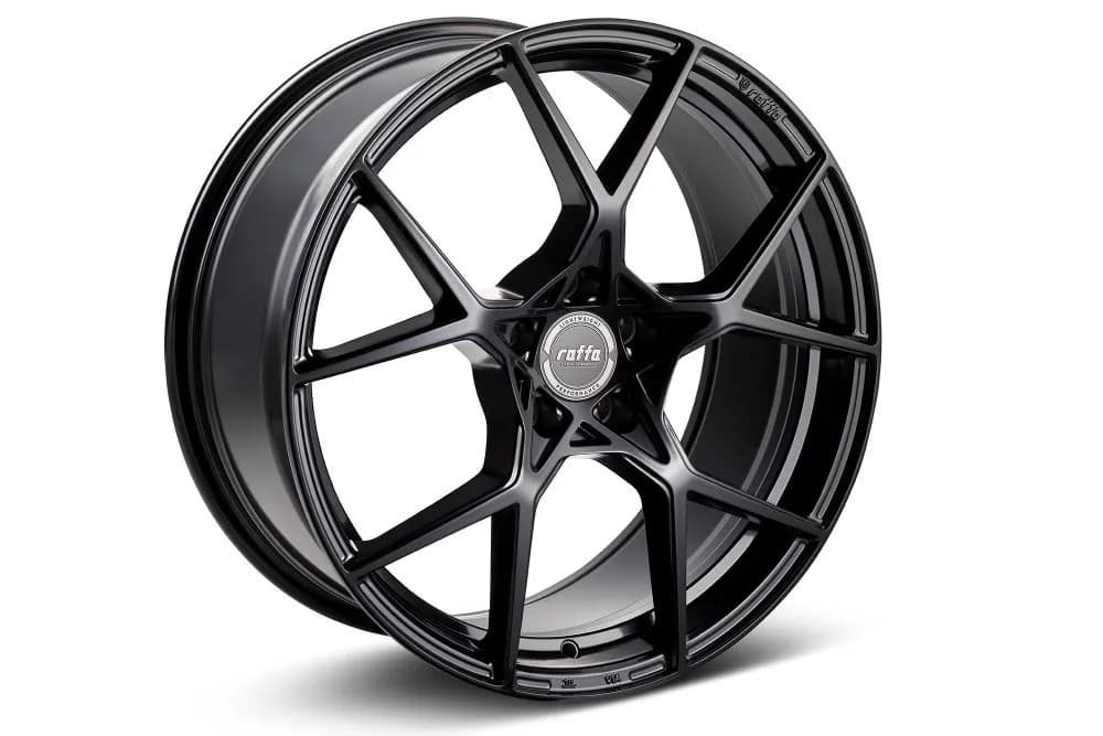 Легкосплавний диск 19" Raffa RF-03 19x8,5 ET45 5x112 Glossy-чорний - фото My Tuning Lab
