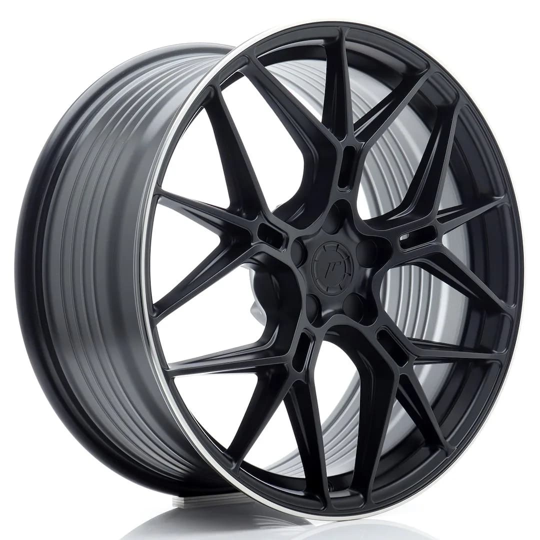 Легкосплавний диск 20" Japan Racing JR51 20x9 ET20-51 5H BLANK сатиновий чорний з фрезерований кант - фото My Tuning Lab
