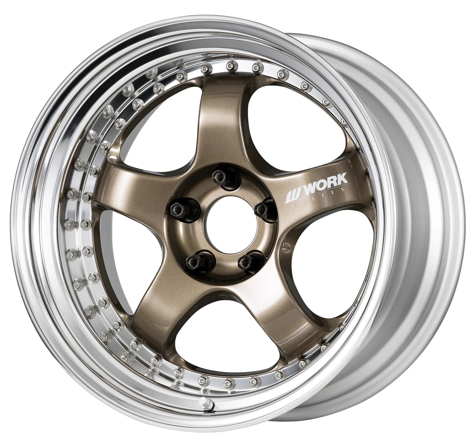 Легкосплавний диск 18" Work Wheels Meister S1-3P 18x7,5 BLANK Titanium бронза (HPG) - фото My Tuning Lab