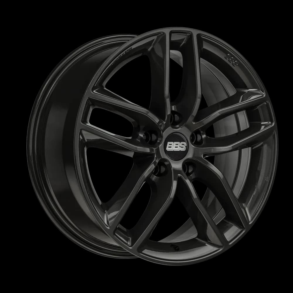 Легкосплавний диск 17" BBS SX 17x7,5 ET49 5x112 Crystal чорний - фото My Tuning Lab