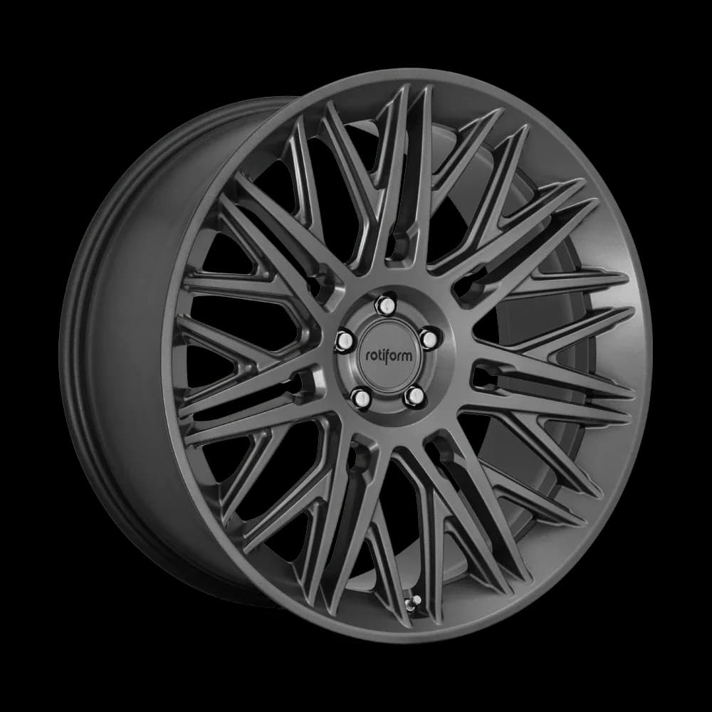 Легкосплавний диск 22" Rotiform Jdr 22x10 ET20 5x112 матовий антрацит - фото My Tuning Lab
