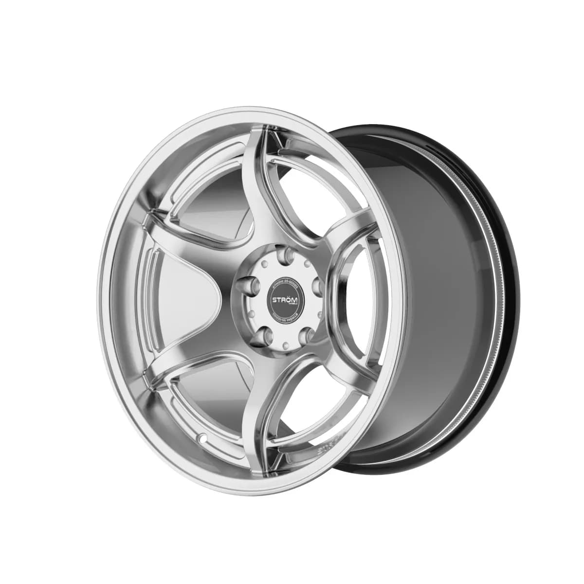 Легкосплавний диск 18" Strom DS-F45 18x9,5 ET10 5x120 Light насичений чорний - фото My Tuning Lab