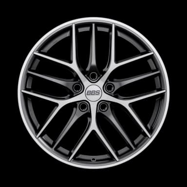Легкосплавний диск 19" BBS CC-R 19x9,5 ET40 5x120 сатиновий графіт алмазне фрезерування - фото My Tuning Lab