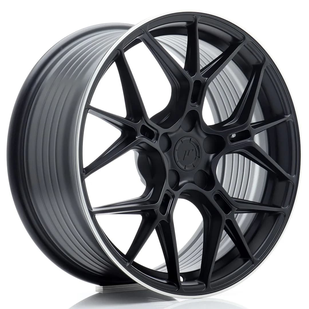 Легкосплавний диск 18" Japan Racing JR51 18x8 ET20-45 5H BLANK сатиновий чорний з фрезерований кант - фото My Tuning Lab