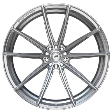 Легкосплавний диск 20" Wheelforce RACE.THREE 20x11 ET12 5x112 Frozen срібний - фото My Tuning Lab
