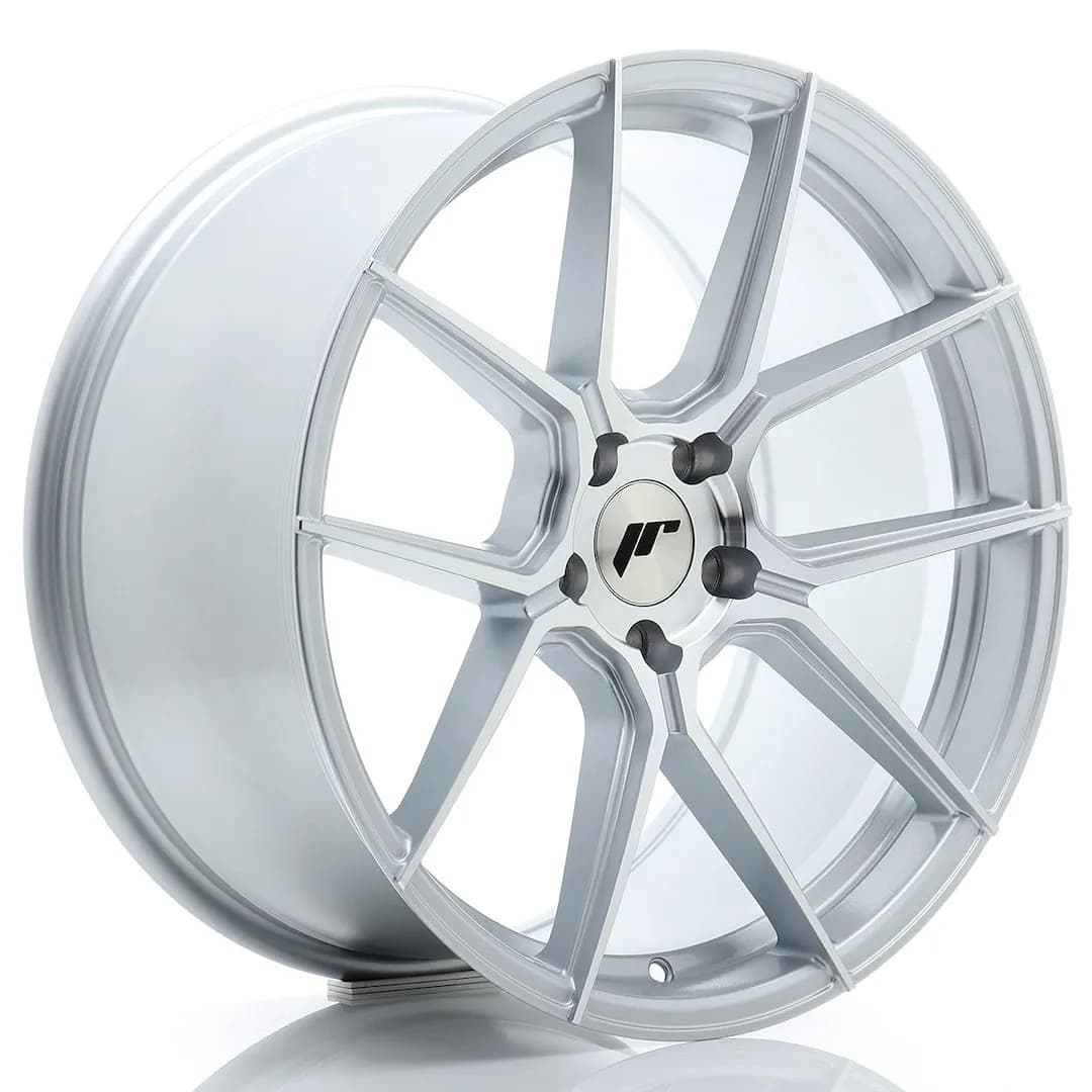 Легкосплавний диск 20" Japan Racing JR21 20x8,5 ET41 5x112 срібний з фрезерованою лицьовою частиною - фото My Tuning Lab