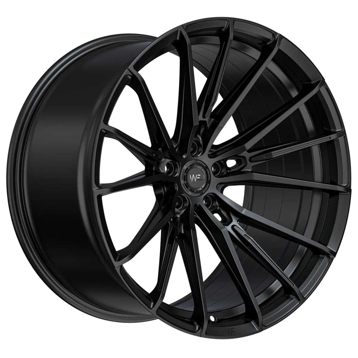Легкосплавний диск 20" Wheelforce CF.4-FFR 20x10,5 ET14 5x112 глибокий чорний - фото My Tuning Lab