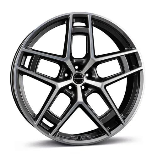 Легкосплавний диск 24" Borbet TF 24x10,5 ET34 5x120 графіт полірований glossy - фото My Tuning Lab