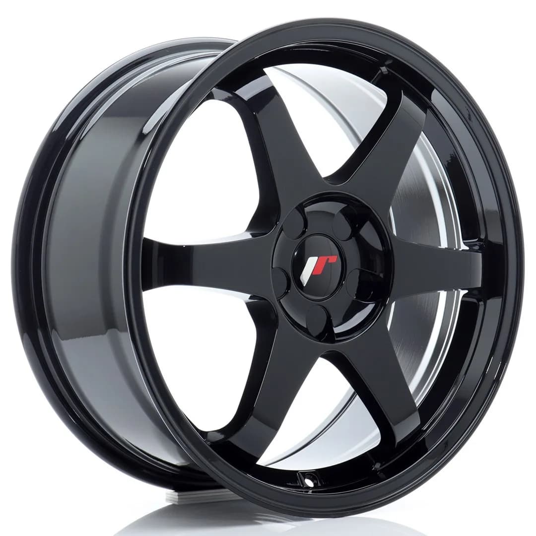 Легкосплавний диск 18" Japan Racing JR3 18x8 ET43 5x114,3 глянцевий чорний - фото My Tuning Lab