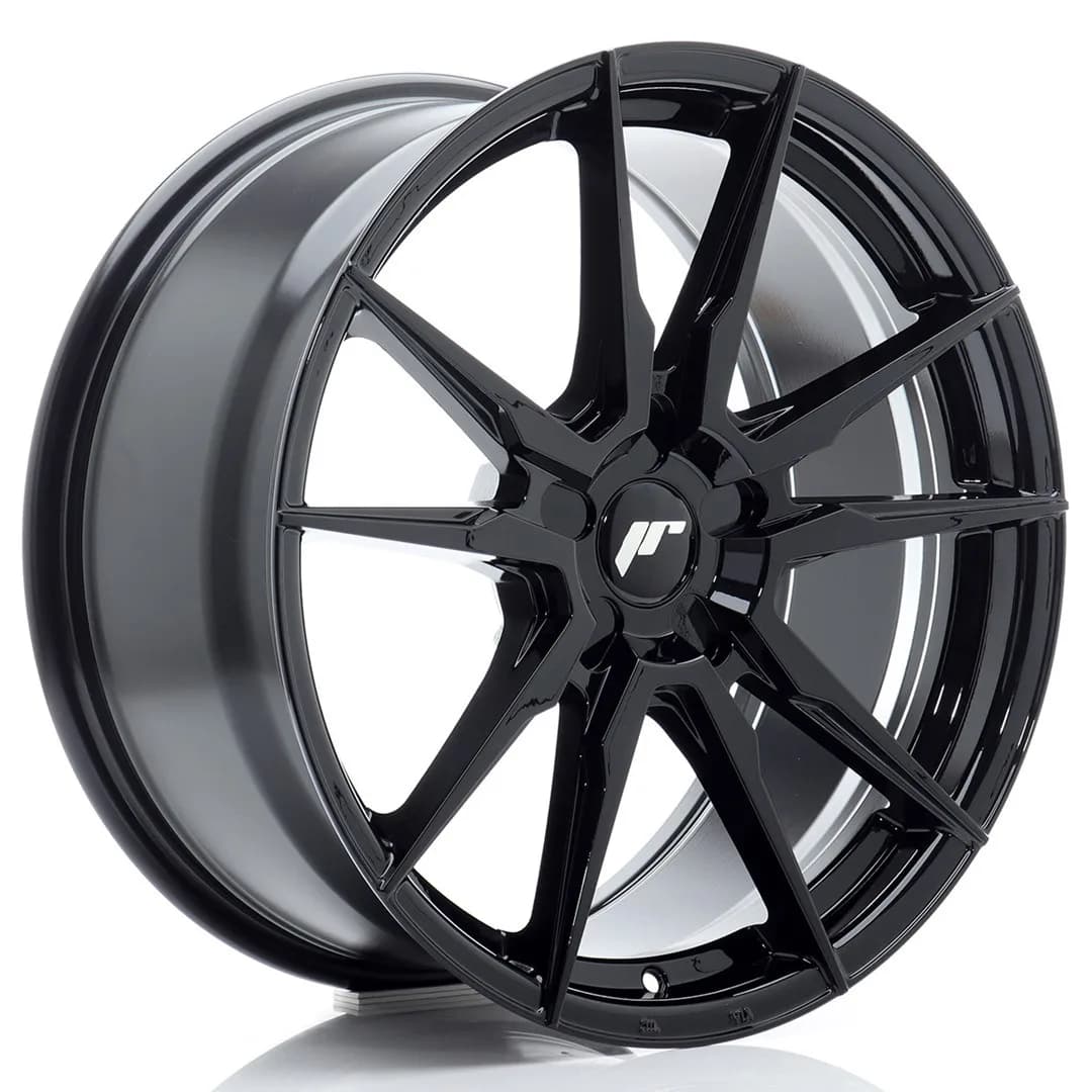 Легкосплавний диск 19" Japan Racing JR21 19x8,5 ET31 5x112 глянцевий чорний - фото My Tuning Lab