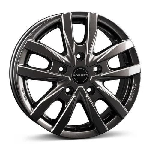 Легкосплавний диск 18" Borbet CW5 18x7,5 ET53 5x120 mistral антрацит glossy - фото My Tuning Lab