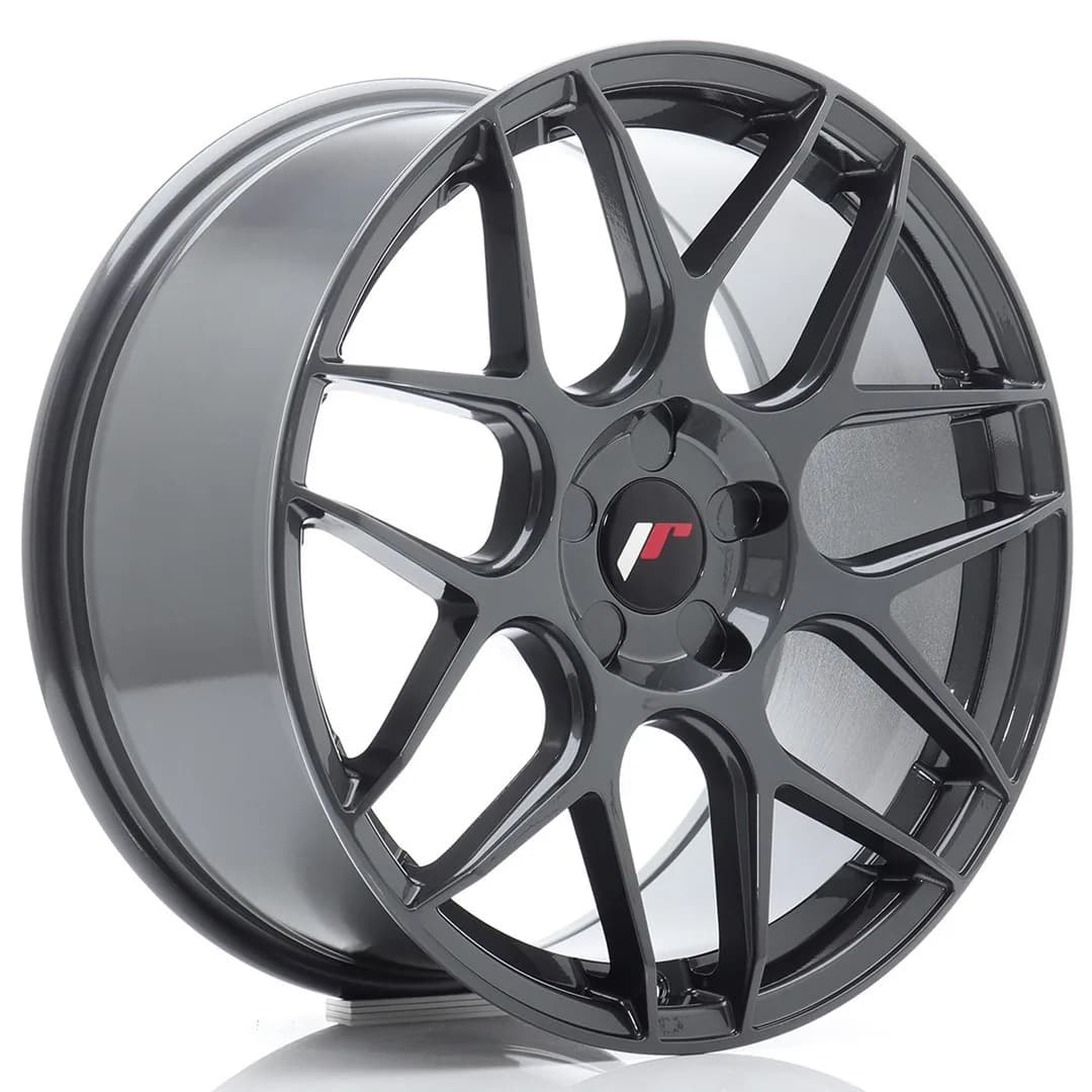 Легкосплавний диск 18" Japan Racing JR18 18x8,5 ET35 5x112 насичений сірий - фото My Tuning Lab