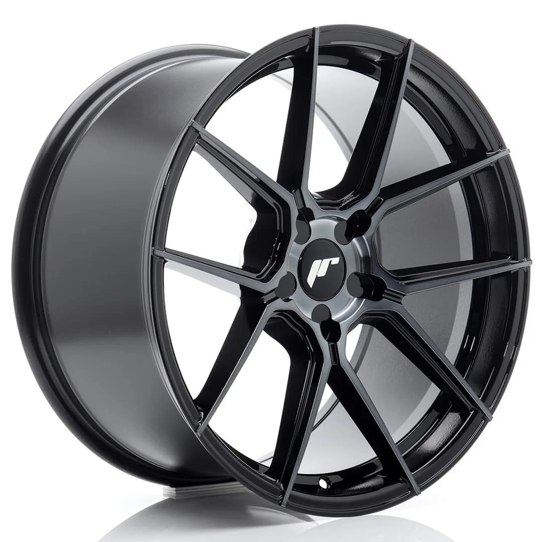Легкосплавний диск 19" Japan Racing JR30 19x9,5 ET29 5x112 чорний Machined - фото My Tuning Lab