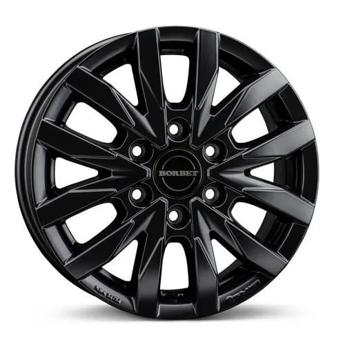 Легкосплавний диск 16" Borbet CW6 16x6,5 ET50 6x120 чорний Matt - фото My Tuning Lab