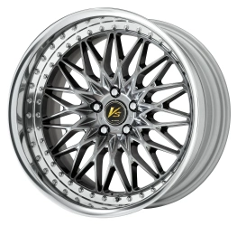 Легкосплавний диск 17" Work Wheels VS XV 17x10,5 BLANK Brilliant срібний чорний (BSB) - фото My Tuning Lab
