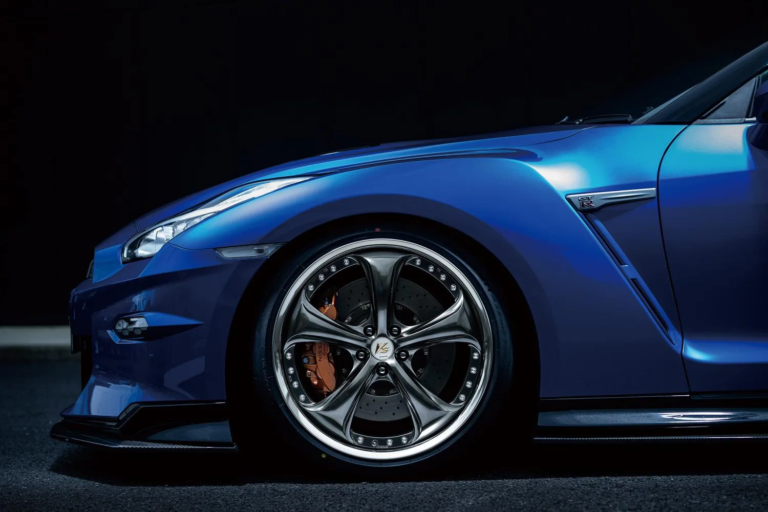 Легкосплавний диск 21" Work Wheels VS KF# 21x9 BLANK Brilliant срібний чорний (BSB) - фото My Tuning Lab