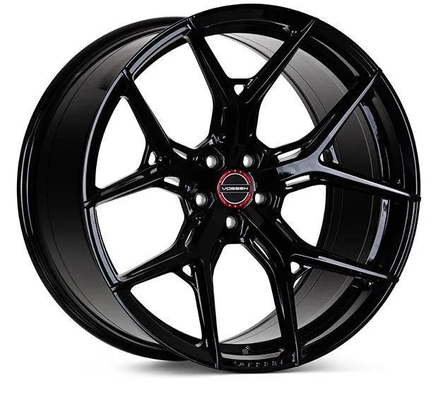 Легкосплавний диск 20" VOSSEN HF5 20x10,5 ET30 5x112 глянцевий чорний - фото My Tuning Lab