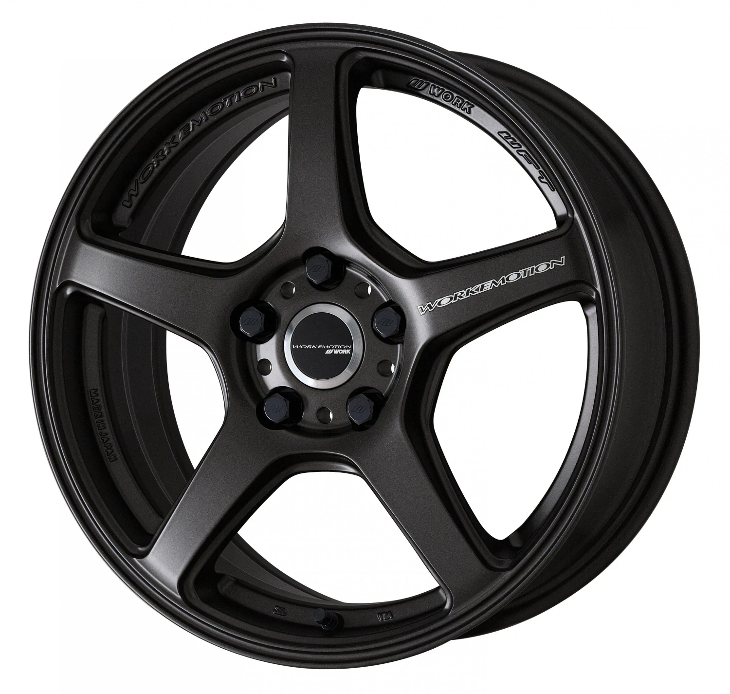 Легкосплавний диск 18" Work Wheels Work Emotion T5R 18x8,5 BLANK Matte графіт (MGK) - фото My Tuning Lab
