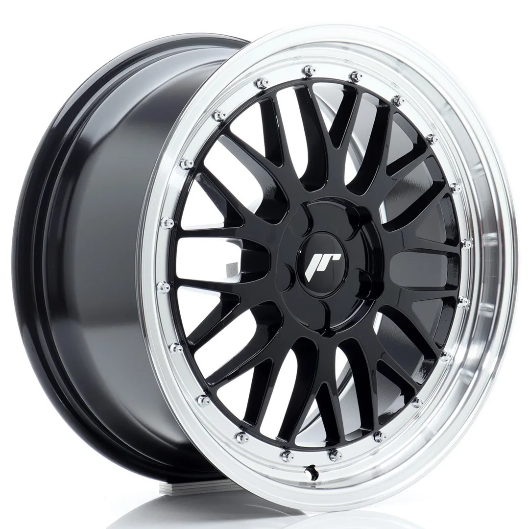 Легкосплавний диск 18" Japan Racing JR23 18x8,5 ET35 5x100 глянцевий чорний - фото My Tuning Lab