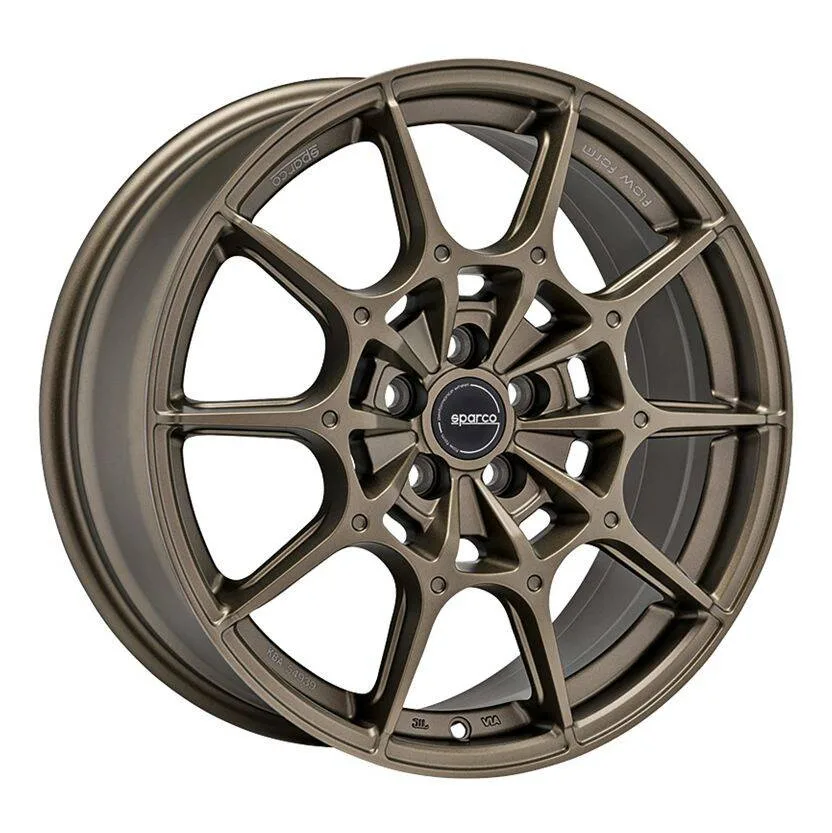 Легкосплавний диск 18" SPARCO Ff2 18x8,5 ET30 5x114,3 Rally бронза - фото My Tuning Lab