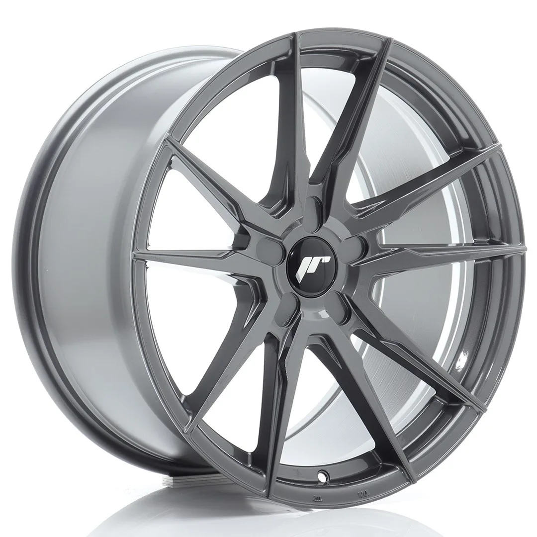 Легкосплавний диск 19" Japan Racing JR21 19x9,5 ET45 5x112 насичений сірий - фото My Tuning Lab