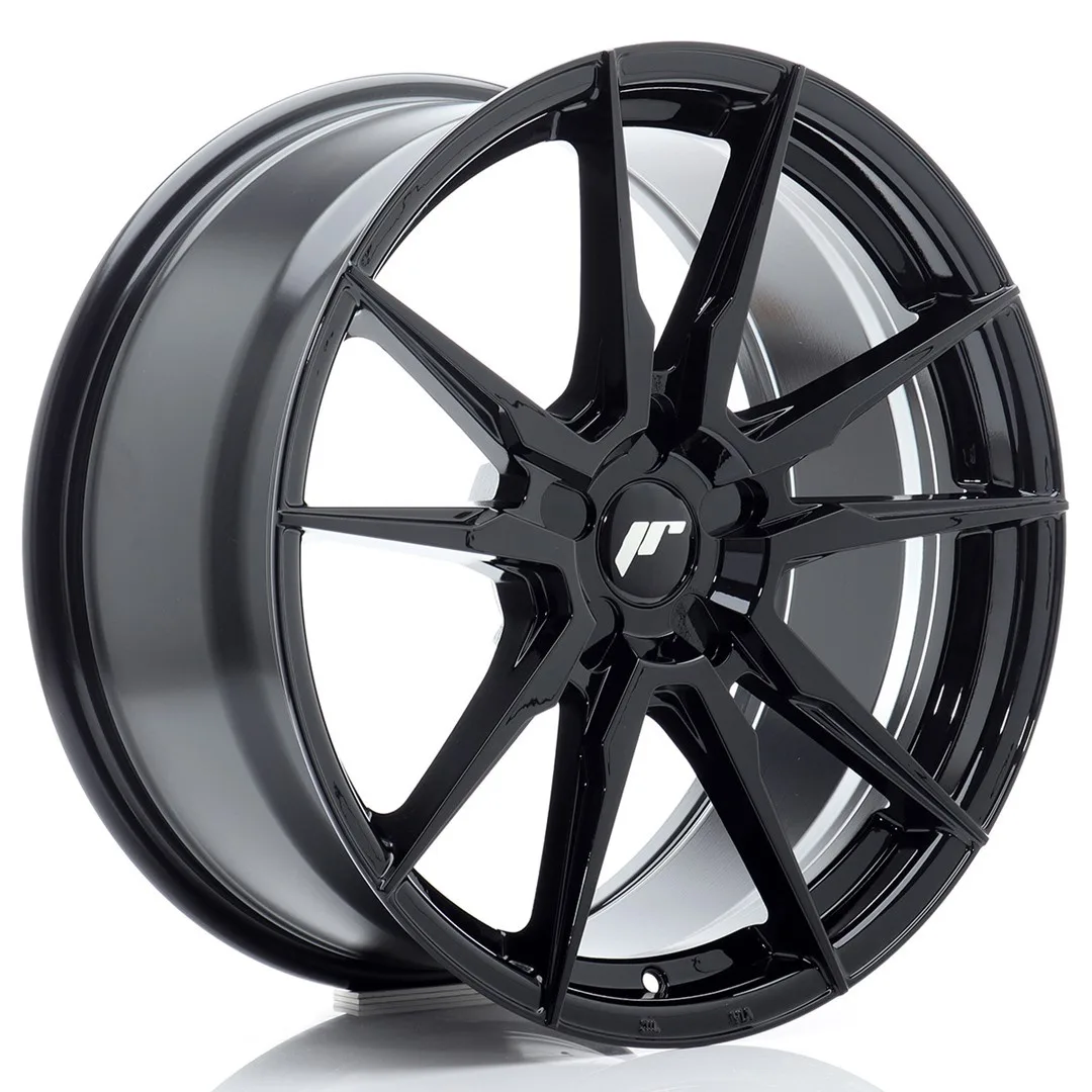 Легкосплавний диск 19" Japan Racing JR21 19x8,5 ET45 5x108 глянцевий чорний - фото My Tuning Lab