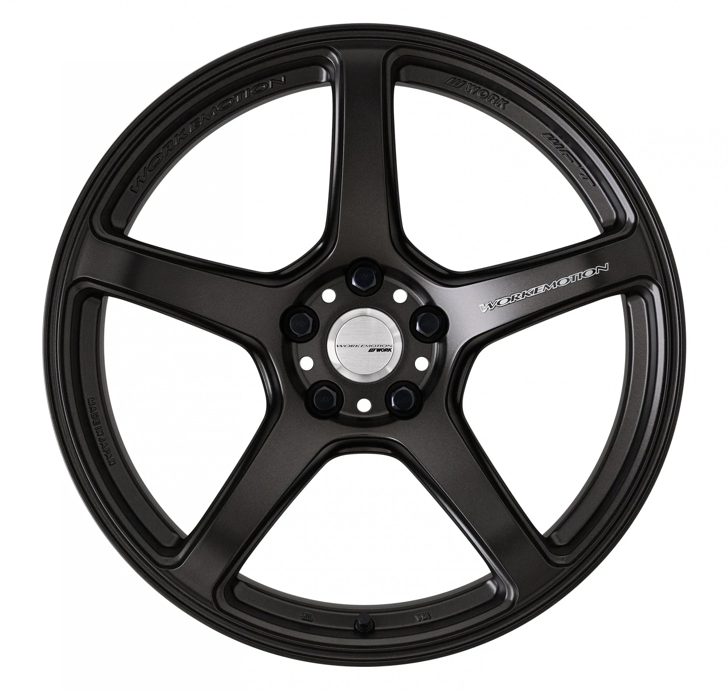 Легкосплавний диск 18" Work Wheels Work Emotion T5R 18x9,5 BLANK Matte графіт (MGK) - фото My Tuning Lab