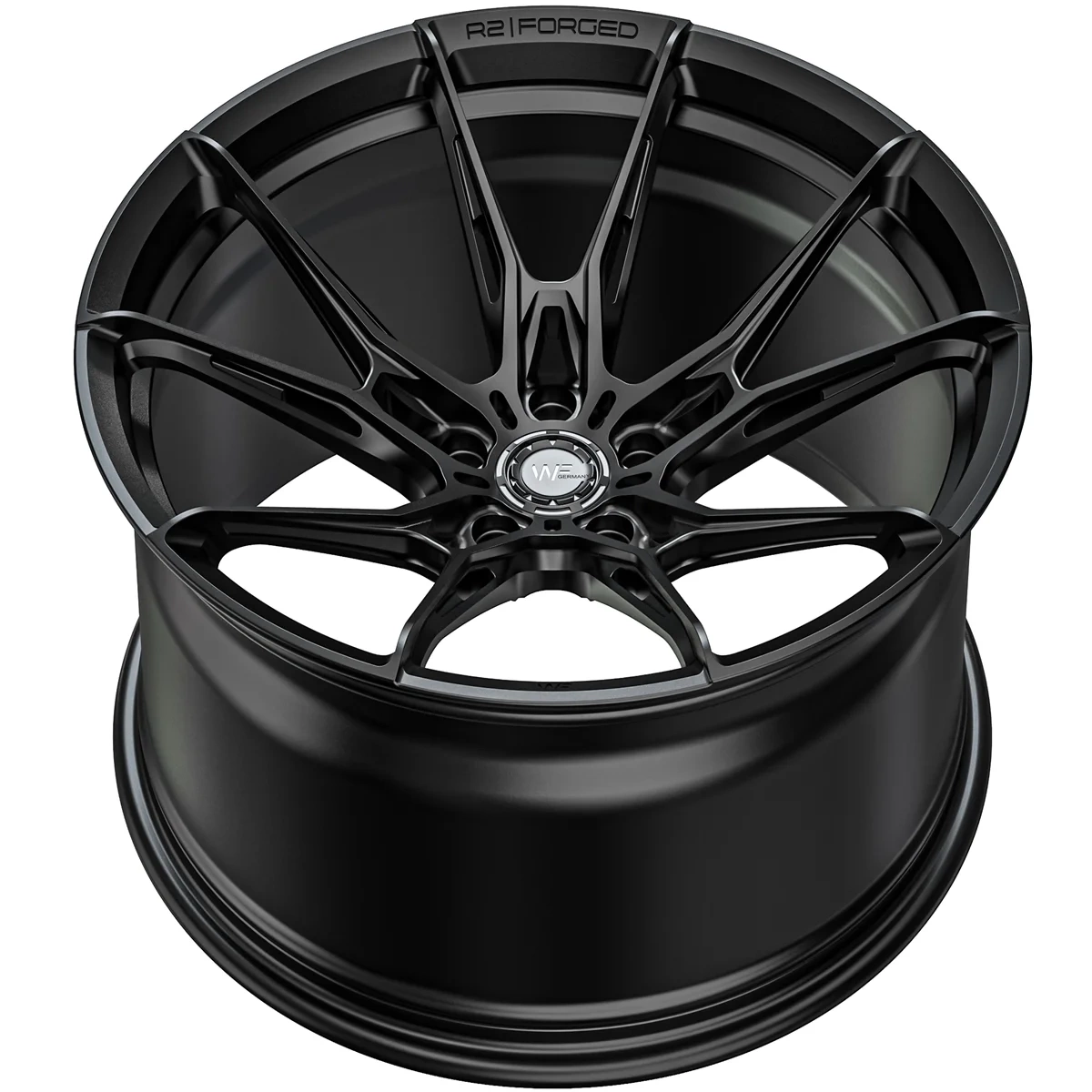 Легкосплавний диск 19" Wheelforce RACE.TWO 19x9 ET44 5x112 глибокий чорний - фото My Tuning Lab