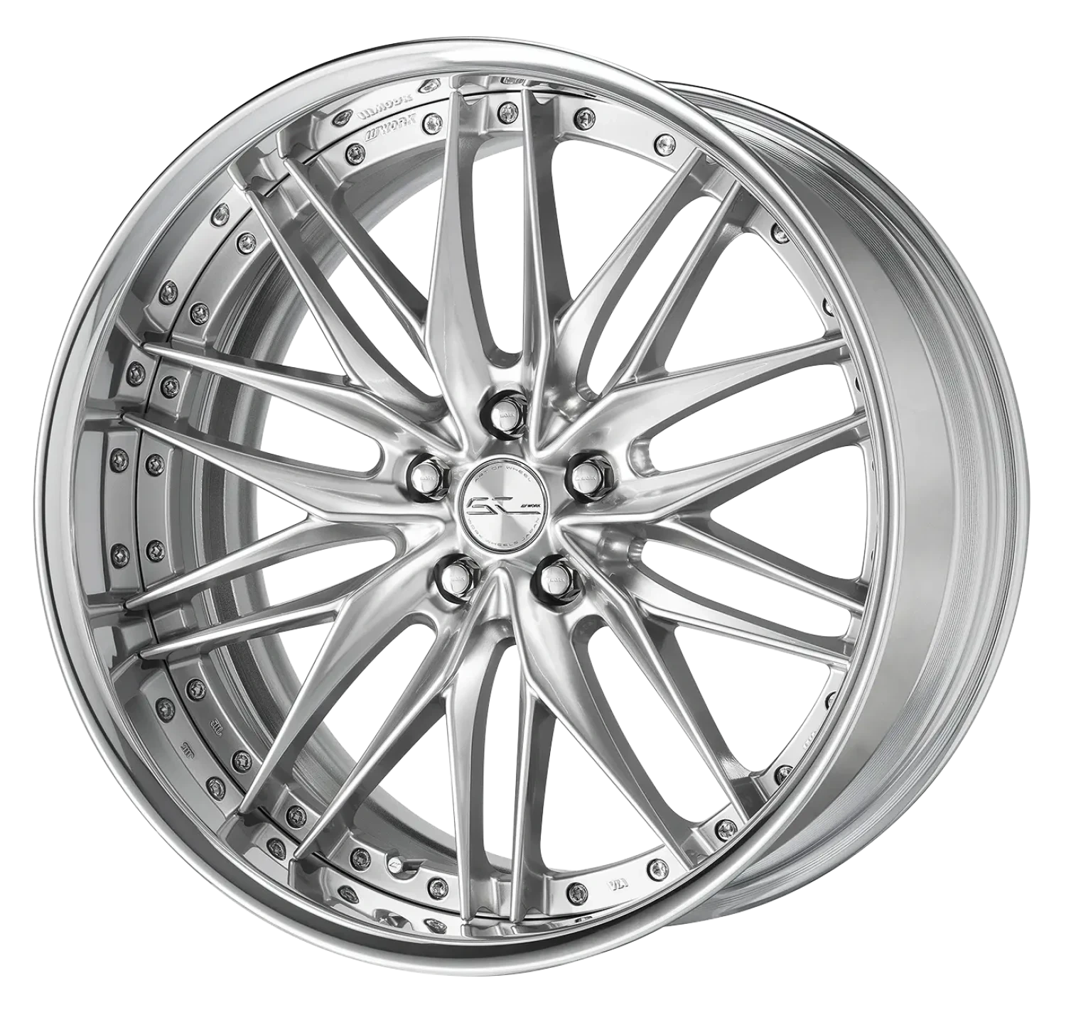 Легкосплавний диск 21" Work Wheels Schwert Quell 2 Step Rim 21x12 BLANK Glim Bright срібний (GBS) - фото My Tuning Lab