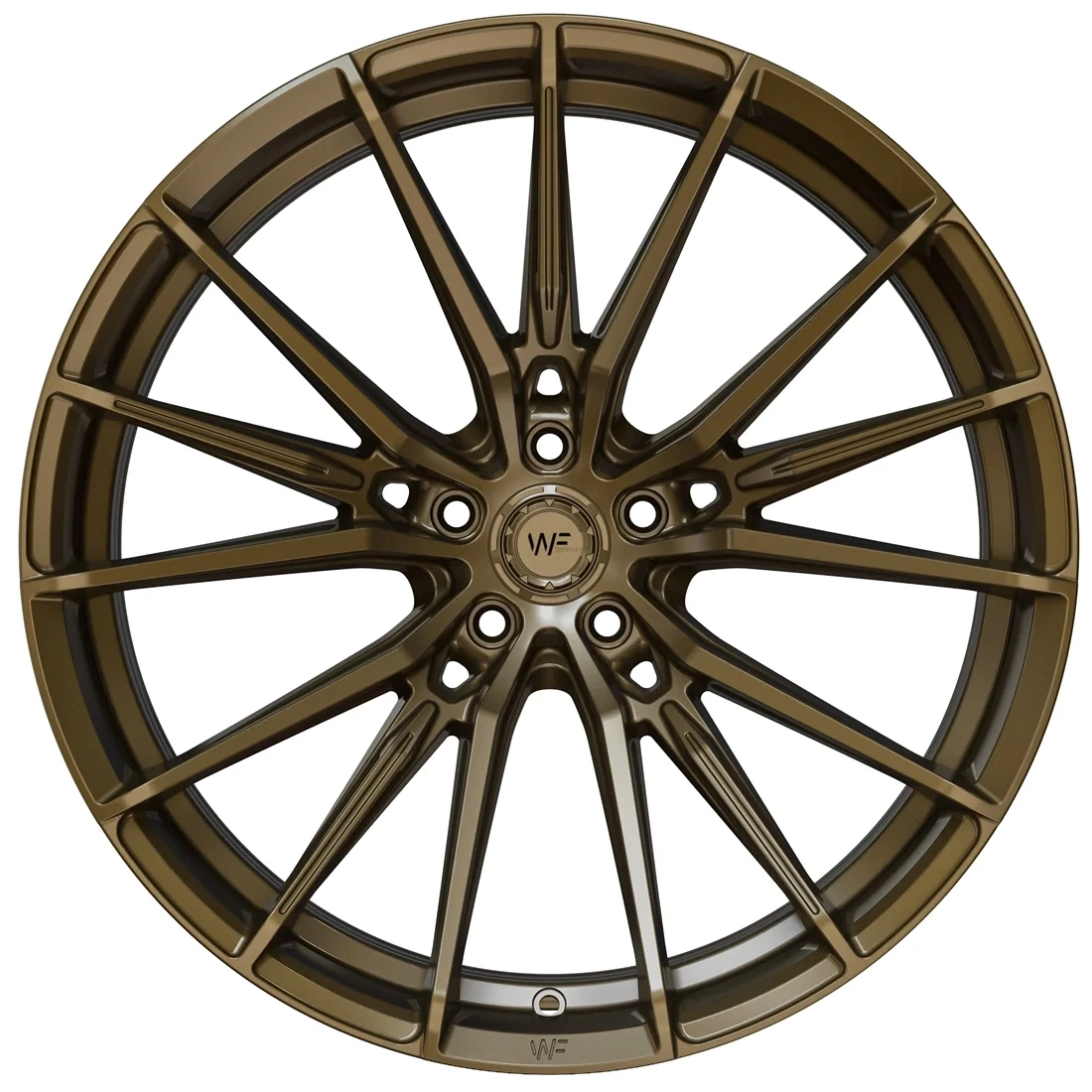 Легкосплавний диск 20" Wheelforce CF.4-FFR 20x10,5 ET14 5x112 сатинова бронза - фото My Tuning Lab