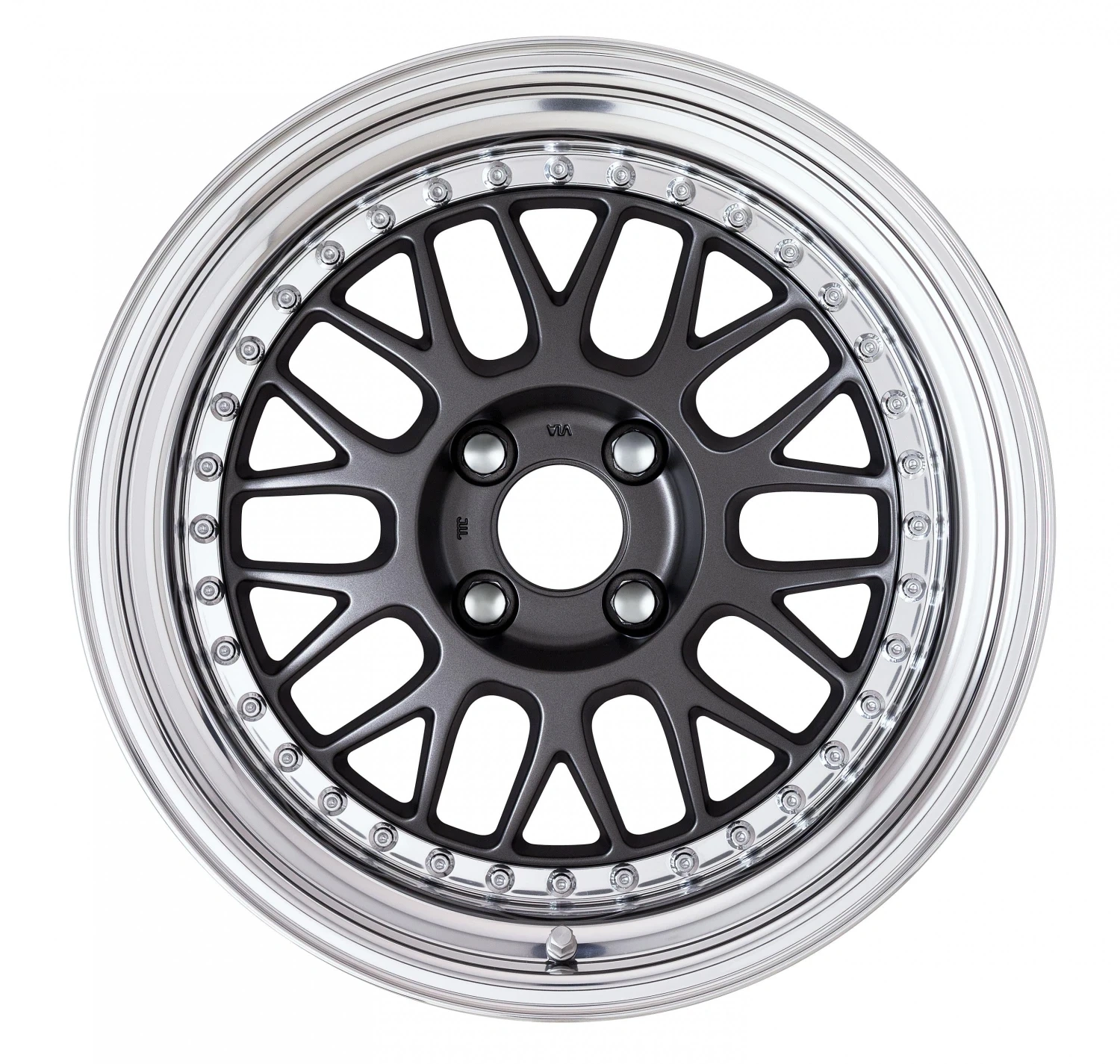 Легкосплавний диск 16" Work Wheels Meister M1-3P 16x8 BLANK матовий графіт (MGM) - фото My Tuning Lab
